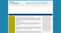 Desktop Screenshot of leningenhypotheek.nl
